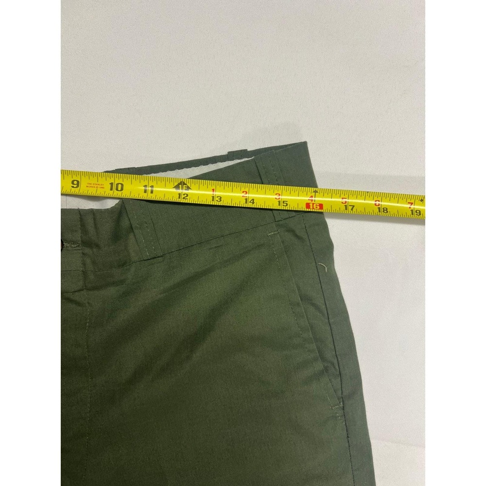 Vintage Sears Perma Prest Mens Green Dress Pants Size 34 x 30 Office Casual - Picture 7 of 13